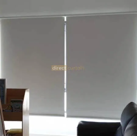 Blackout Roller Blind Ivory - Geylang HDB