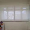 Indoor Perforated Sunscreen Roller Blind Daisy White Full