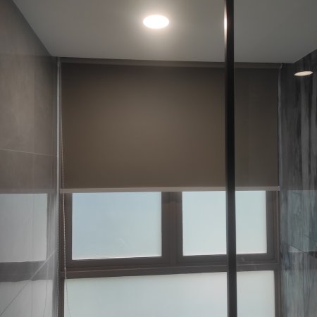 Roller Blind in Bathroom