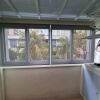 Sunscreen Perforated Roller Blind Dark Grey-After Install