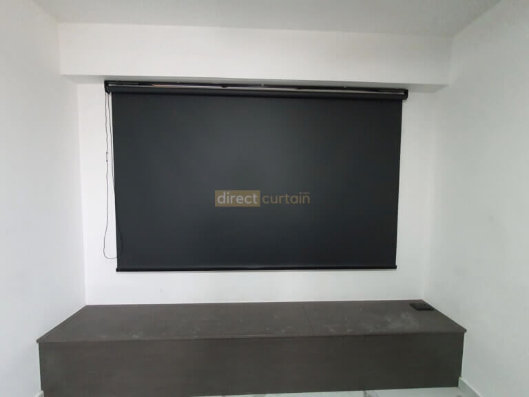 roller blind black system