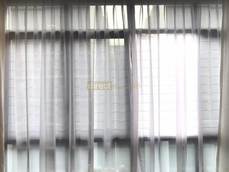 Day Curtain Singapore Living Room – Art White