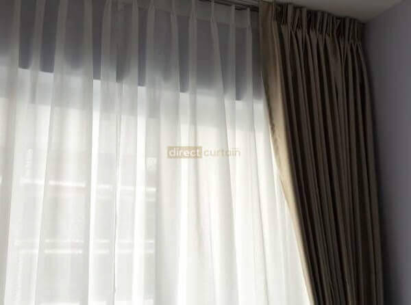 Day Curtain-Yarn White in Singapore Serangoon Condo
