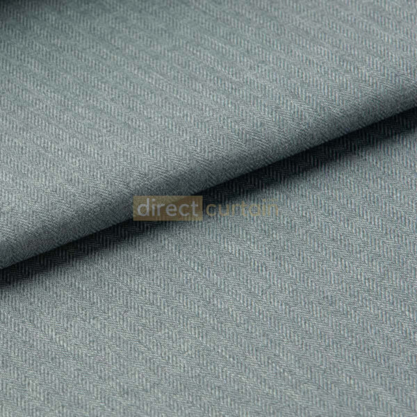 Blackout Curtain - Chevron Bluish Grey