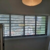 White Venetian Blinds without woven ladder tape