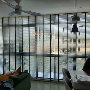 Venetian Blinds 14 bright white pvc venetian blinds in living room