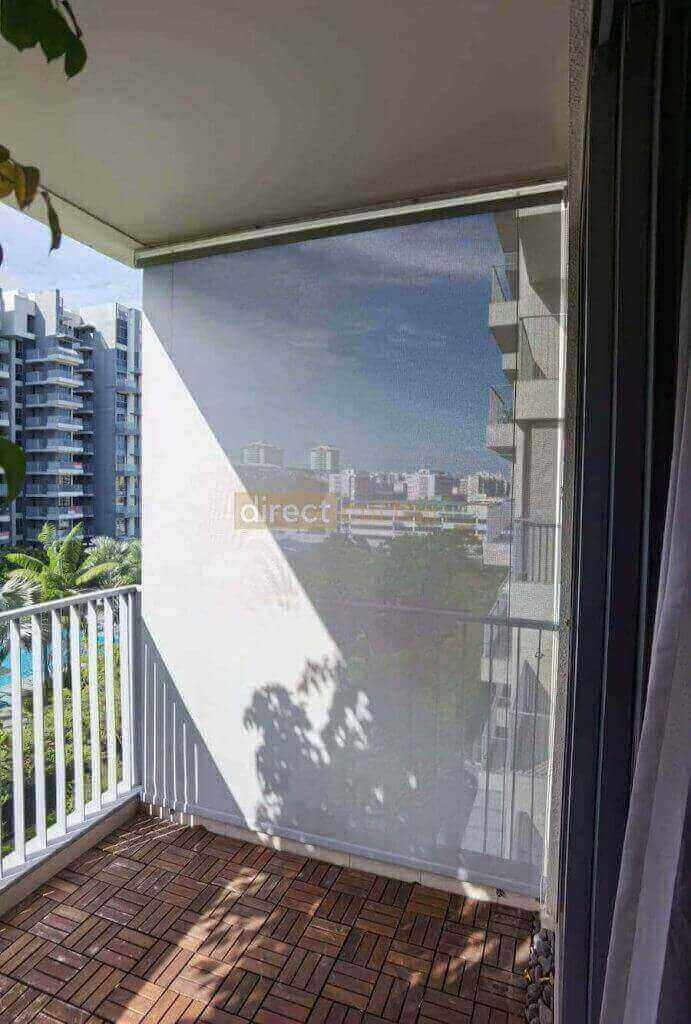 Outdoor Blinds Singapore Waterproof Balcony Blinds Direct Curtain
