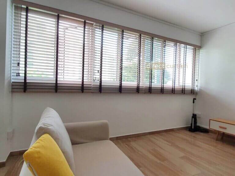 Venetian blinds Polystyrene PS 0050 in Yishun Singapore living room