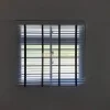 1loop mono system venetian blinds - black tape white blinds in bedroom