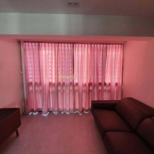 Semi-Sheer Curtain - Pink