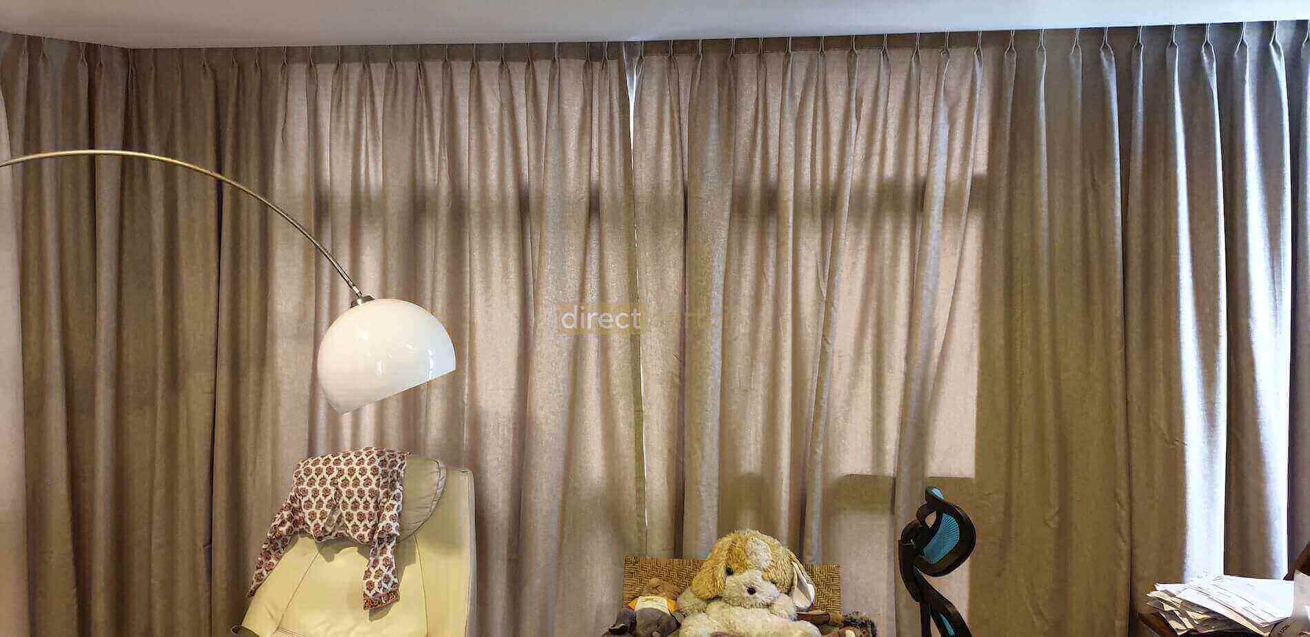Semi-Sheer Curtain – Sand Beige