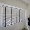 Mono System Venetian Blind – White with black tape