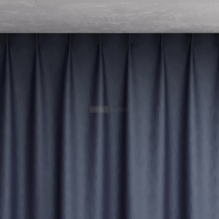 Acacia Curtain Fabric Vital Collection 05-Navy Marketing Shot 4
