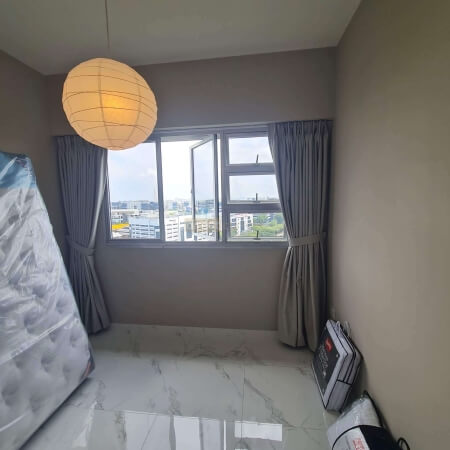 HDB BTO Curtain Package – 4 Room Type 3 Master Bedroom