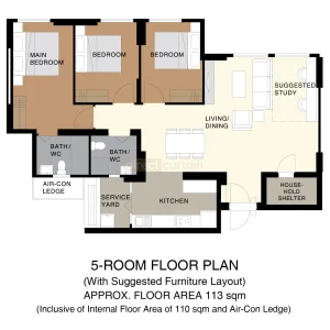 5-Room HDB BTO Yishun Glen