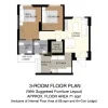 BTO Curtain Package - 3 Room Type 1H - Yishun Glen - Furniture Layout-watermark