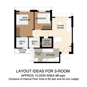 HDB BTO Package - Kim Keat Beacon - 3 Room