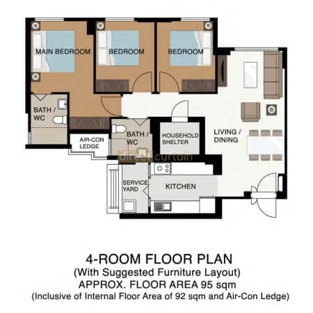 HDB BTO Package Plantation-Grange-4-room