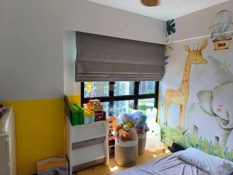 Roman Blinds in Children Room