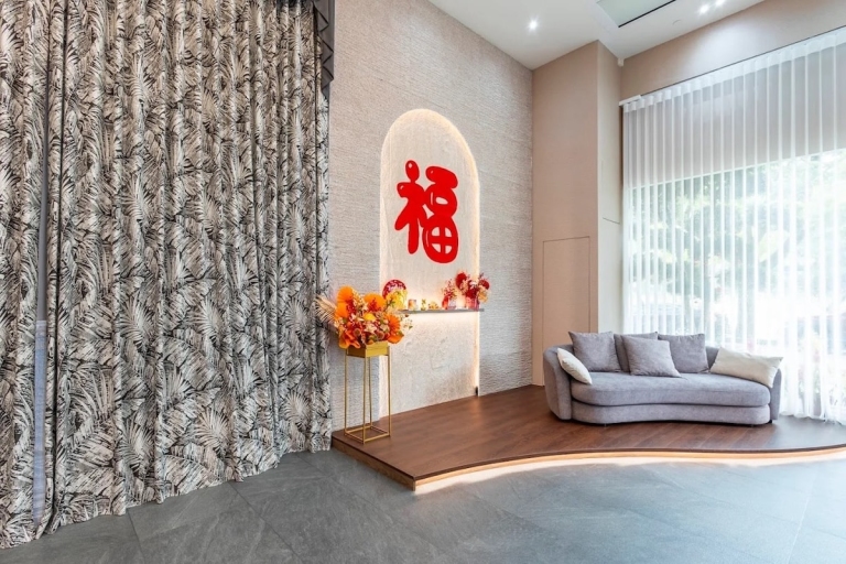 Showroom Appointment 2 Comfortable Resting Waiting Area in Curtains and Blinds Showroom Singapore