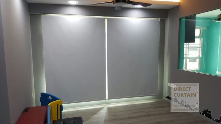 roller blinds in kids room