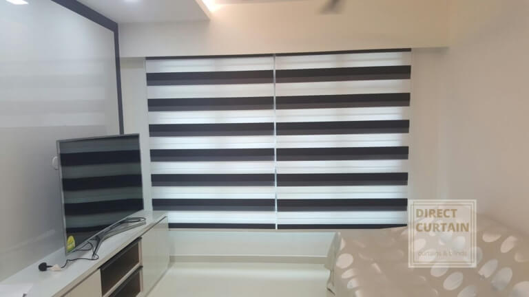 combi blinds in living room