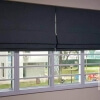 Roman blinds in bedroom