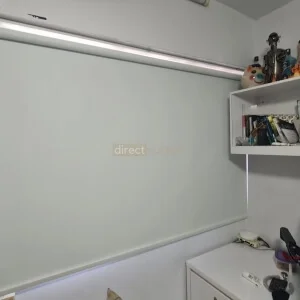 Blackout Roller Blind Porcelain White
