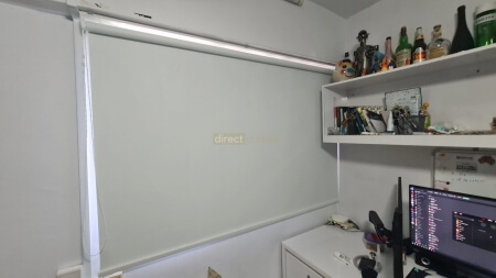 Blackout Roller Blind Porcelain White