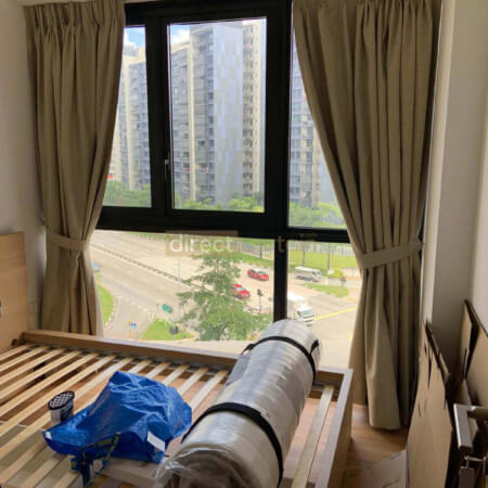 Blackout Curtain Singapore Common Bedroom - Weave Sandcastle Beige