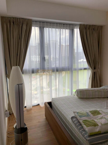 Blackout Curtain Singapore Master Bedroom - Weave Sandcastle Beige