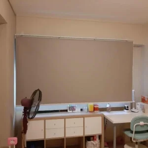 Blackout Roller Blind Charleston Grey