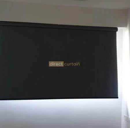 Blackout Roller Blind Shadow Dark Grey