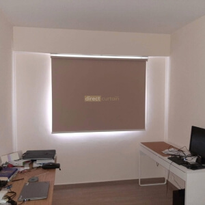 Blackout Roller Blind Tortilla Brown