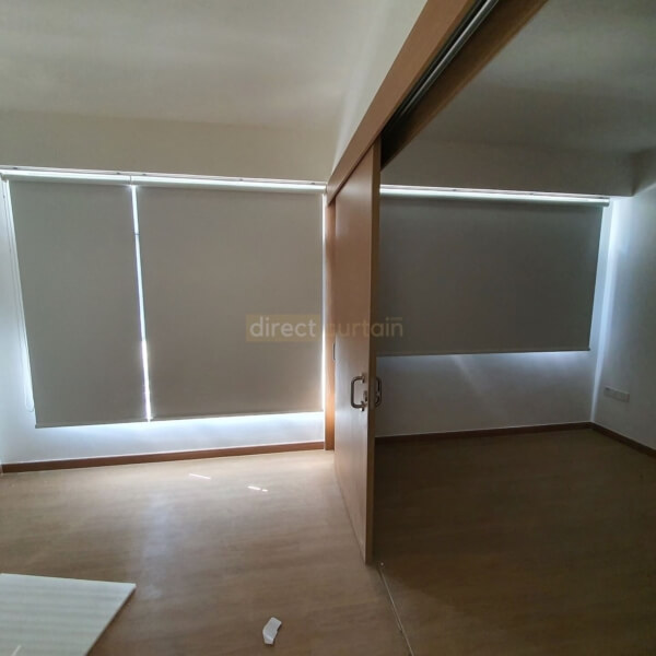 Indoor Block-out Roller Blind Porcelain White