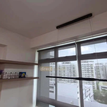 Indoor Sunscreen Roller Blind Dark Grey