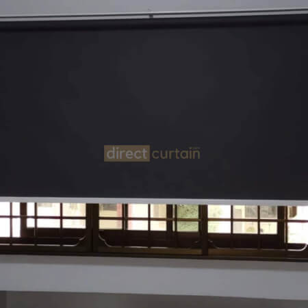Roller Blind Singapore - Blackout Midnight Grey