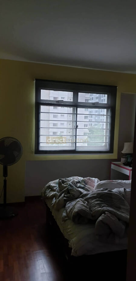 Perforated Roller Blind Black White