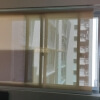 Sunscreen Roller Blind Tan Beige in Kitchen Service Yard HDB Singapore