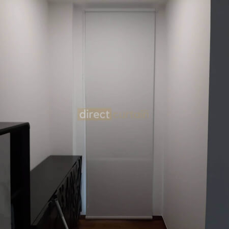 indoor blackout roller blind white