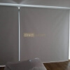 indoor blackout roller blind white bedroom