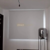 indoor blackout roller blind white study room