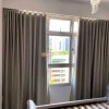 Blackout Night Curtain – Weave Charleston Brown-Ripple-Fold-Curtains