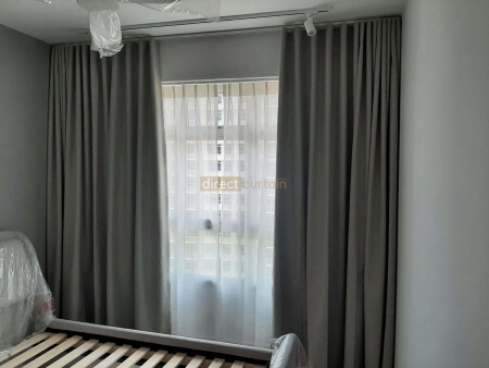 Blackout Night Curtain – Weave Charleston Brown-common-room-S-Fold-Curtains