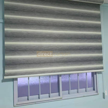 Day and Night Blinds Singapore - Gradation White Grey