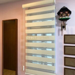 Korean Combi Blind - Ivory - 917 open