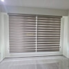 Korean Combi Blind – Blackout Oxford Ash Beige in Living Room - CZ 2801