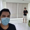 Korean Combi Blind – Blackout Oxford Ash Beige in Living Room - Happy Customer