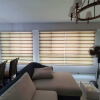 Korean Combi Blinds - Gradation Dim-out Light Brown