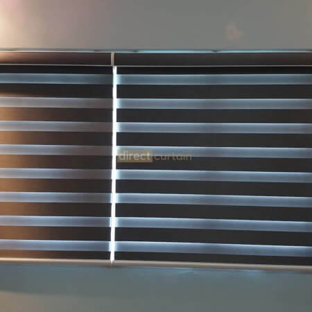 Korean Combi Zebra Blind – Blackout Oxford Night Grey